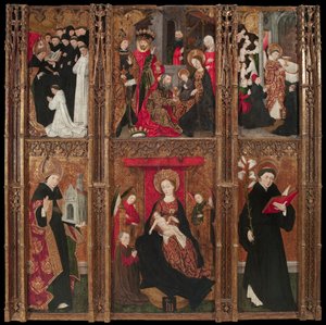 Altarpiece of the Virgin, Saint Augustine and Saint Nicholas of Tolentino